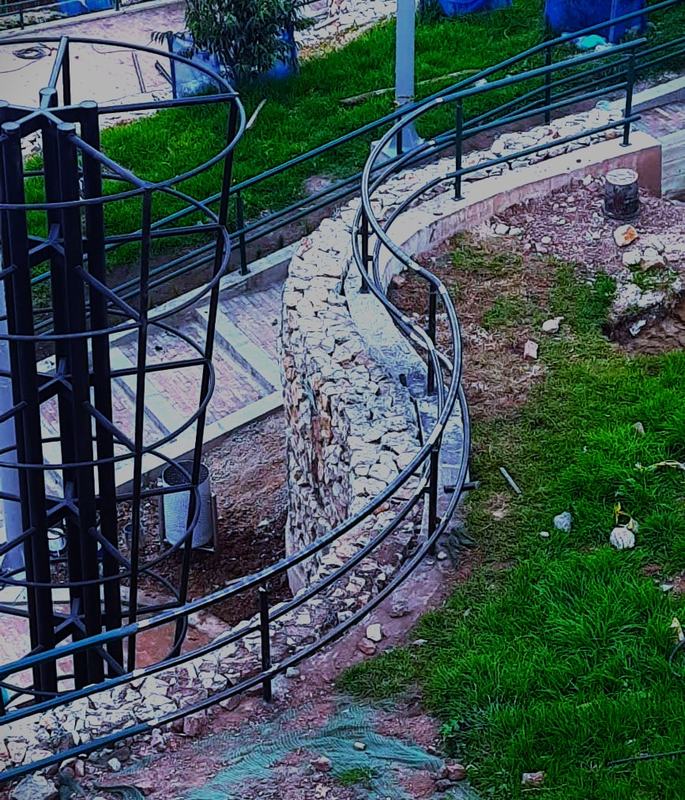 Barandas en parques